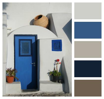 Greek Island Cyclades Santorin Image